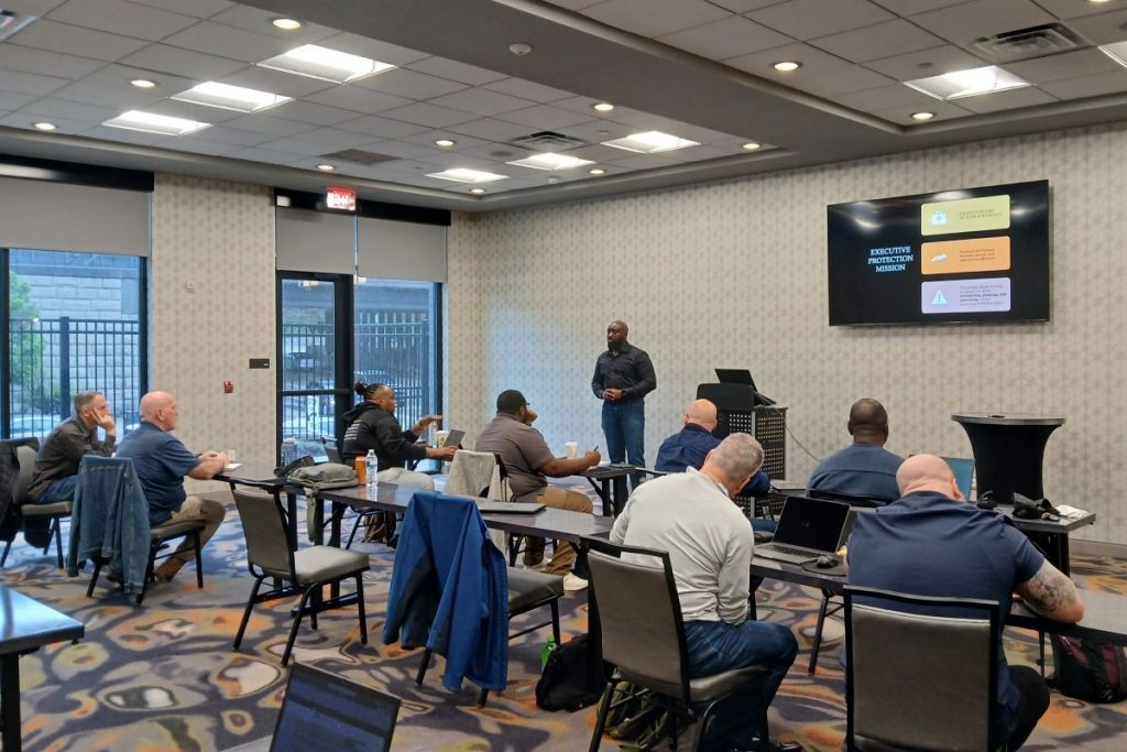 Executive protection training